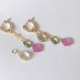 Christmas color earring charm set 