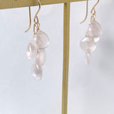 スターローズクォーツのピアス