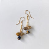 tiger eye chain earrings 