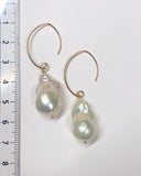 オイスターバロックパールの一粒ピアス⭐︎ピンクゴールド