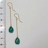 グランディディエライトのシンプルピアス/濃