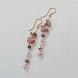 スピネルのロングピアス