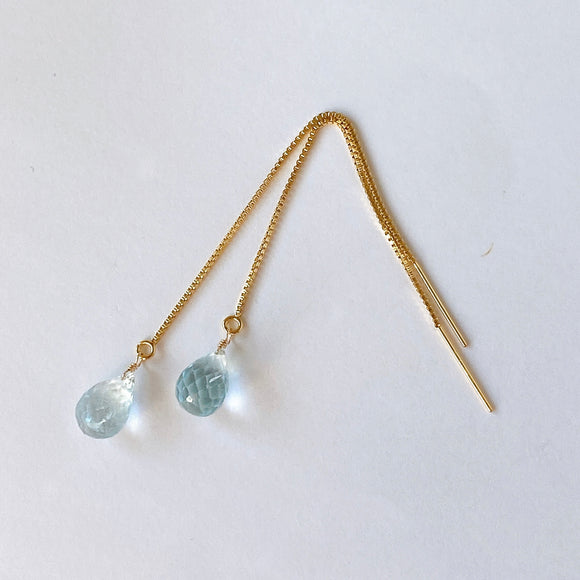 aquamarine american earrings 