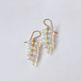 【YN様専用】ラウンドカットオパールのふさふさピアス