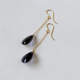 アイオライトのシンプルピアス