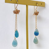 Troleite andalusite earrings 