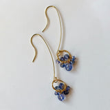 タンザナイトのリングピアス