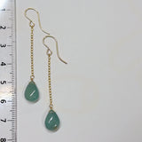 グランディディエライトのシンプルピアス/淡