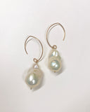 オイスターバロックパールの一粒ピアス⭐︎ピンクゴールド