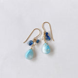 Larimar summer earrings 