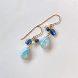 Larimar summer earrings 