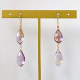 Ametrine double earrings