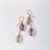 Ametrine double earrings