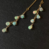 [Exclusively for Yuka] 5 rows of opal American earrings