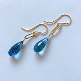 London blue topaz earrings