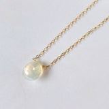 Ethiopian opal necklace pear shape