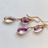 Ametrine double earrings