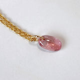 pink tourmaline necklace