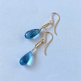 London blue topaz earrings