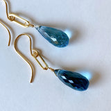 London blue topaz earrings