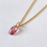 pink tourmaline necklace