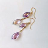 Ametrine double earrings