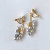 Baby Akoya bushy earrings 