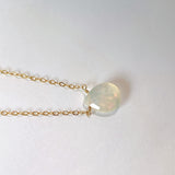 Ethiopian opal necklace pear shape