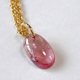 pink tourmaline necklace