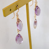 Ametrine double earrings