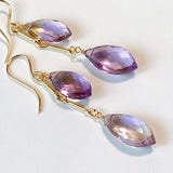 Ametrine double earrings