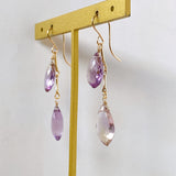 Ametrine double earrings