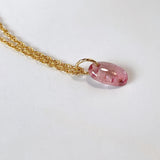 pink tourmaline necklace