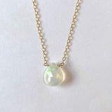 Ethiopian opal necklace pear shape