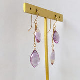 Ametrine double earrings