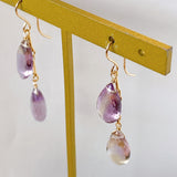 Ametrine double earrings